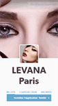 Mobile Screenshot of levanaparis.com
