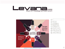 Tablet Screenshot of levanaparis.com